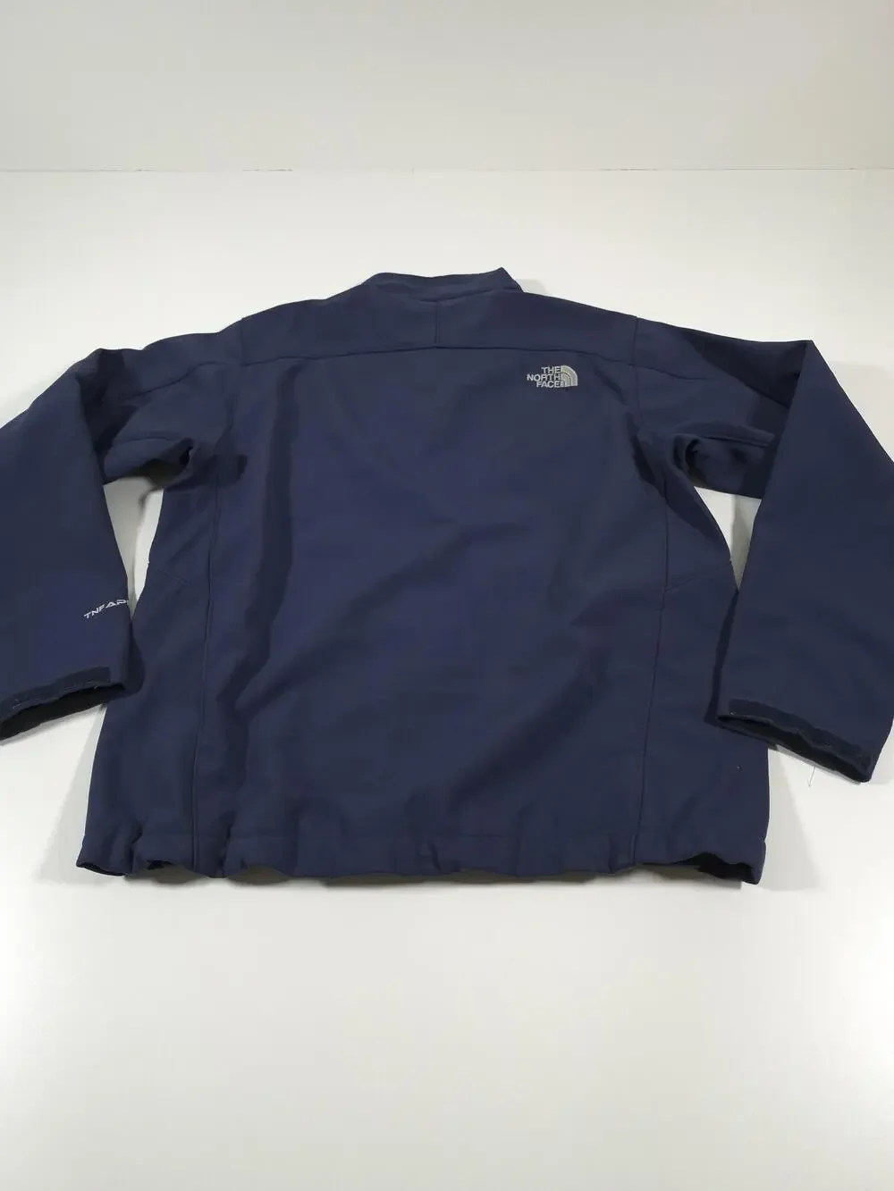 The North Face Apex Jacket Mens M Blue Softshell Full Zip Lined Outdoor Hiking